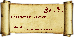 Csizmarik Vivien névjegykártya